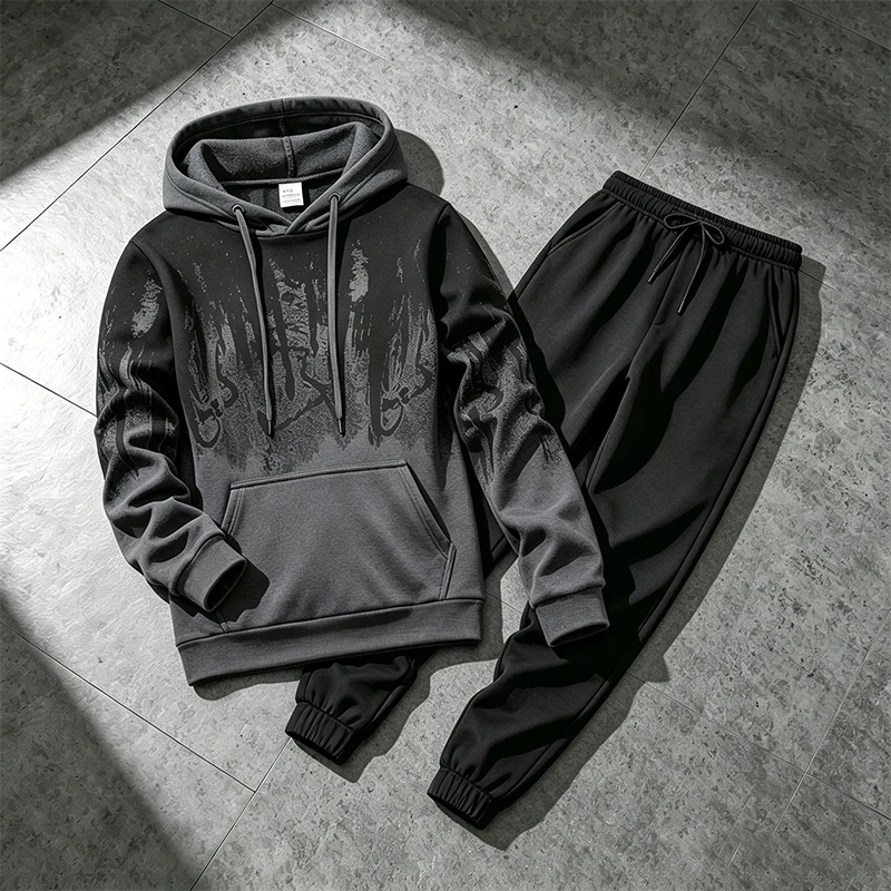 Winter Clothing Hoodie - Tuta da uomo autunno inverno con