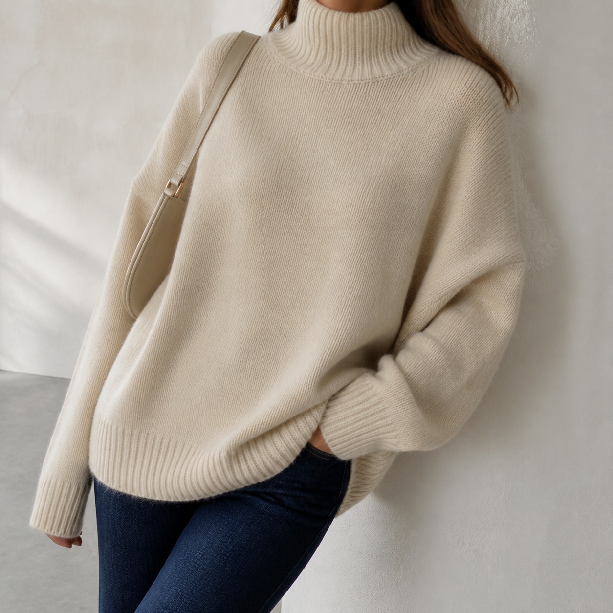 Winter Clothing H&M - Maglione Invernale da Donna a Collo