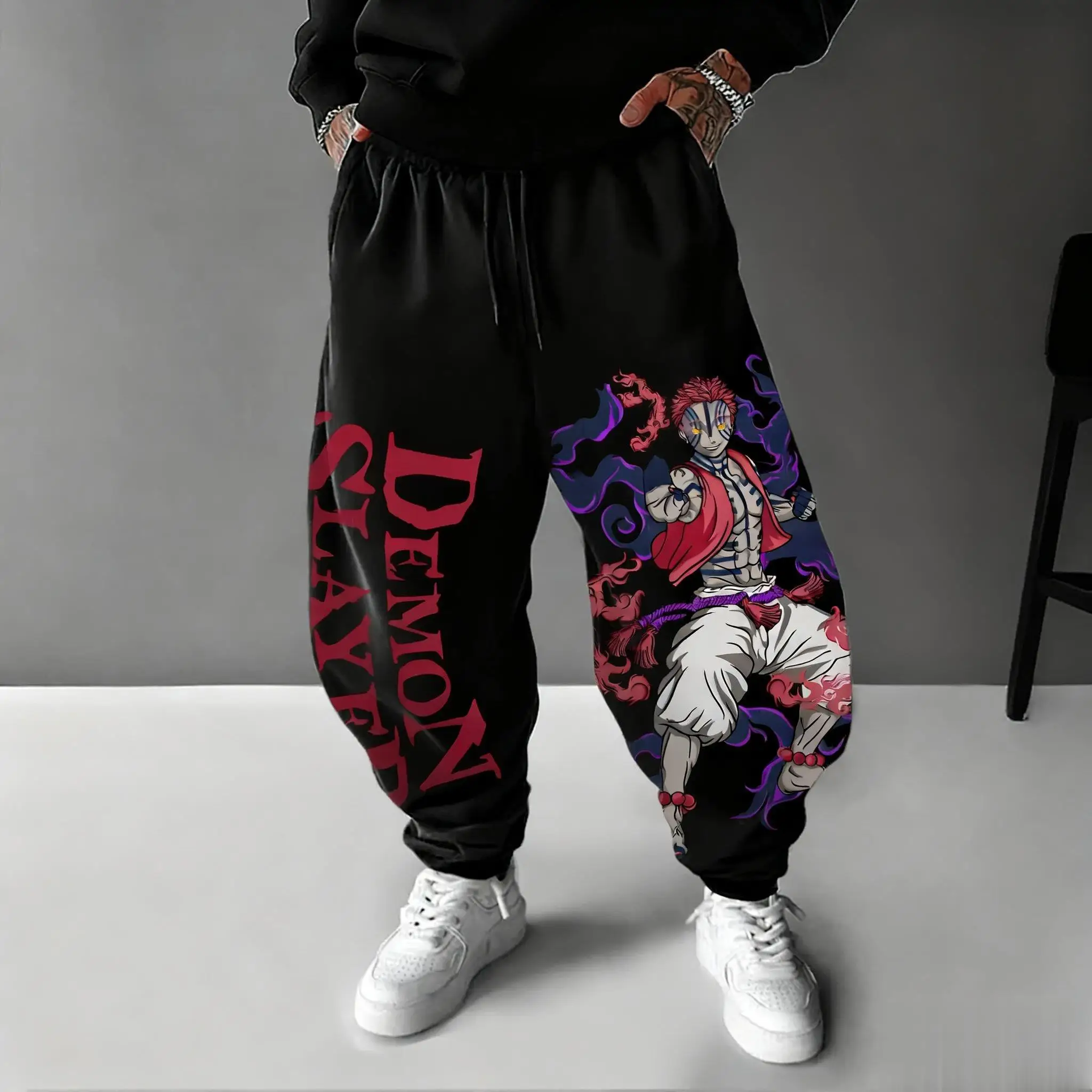 Winter Clothing Anime - Pantaloni Anime Demon Slayer Akaza 2026
