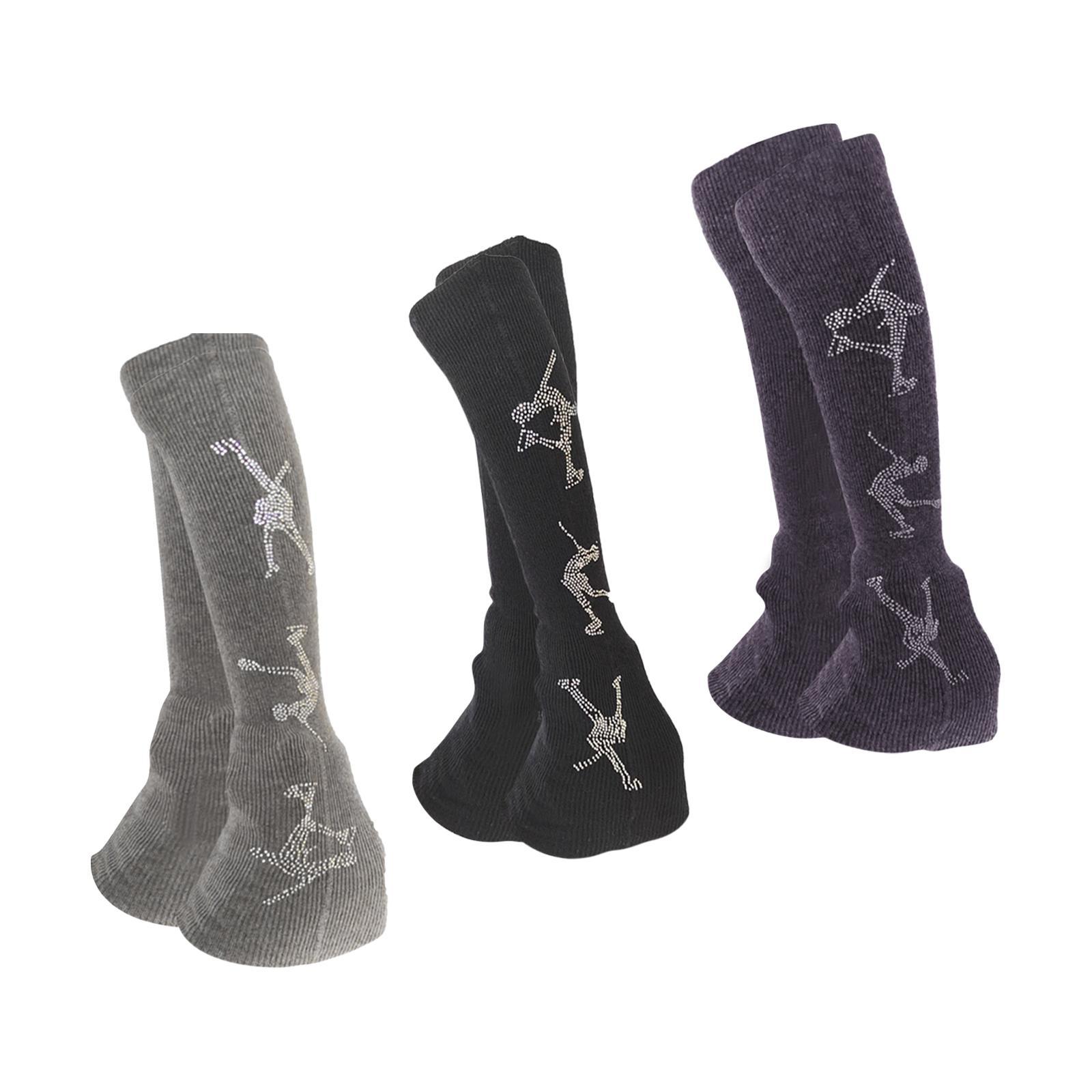 Winter Clothing Leg Warmers - 2 Pezzi Scaldamuscoli per Pattinaggio Artistico,