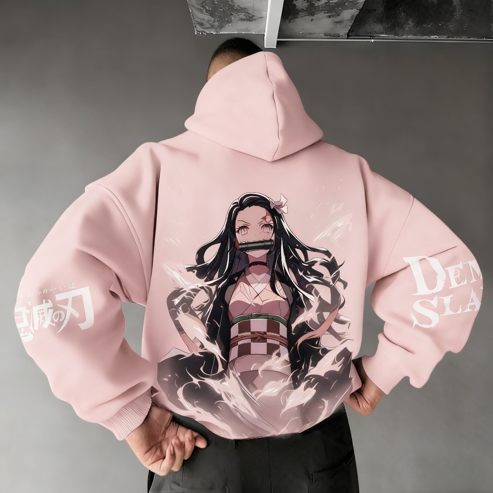 Winter Clothing Anime - Felpa con cappuccio da uomo Demon