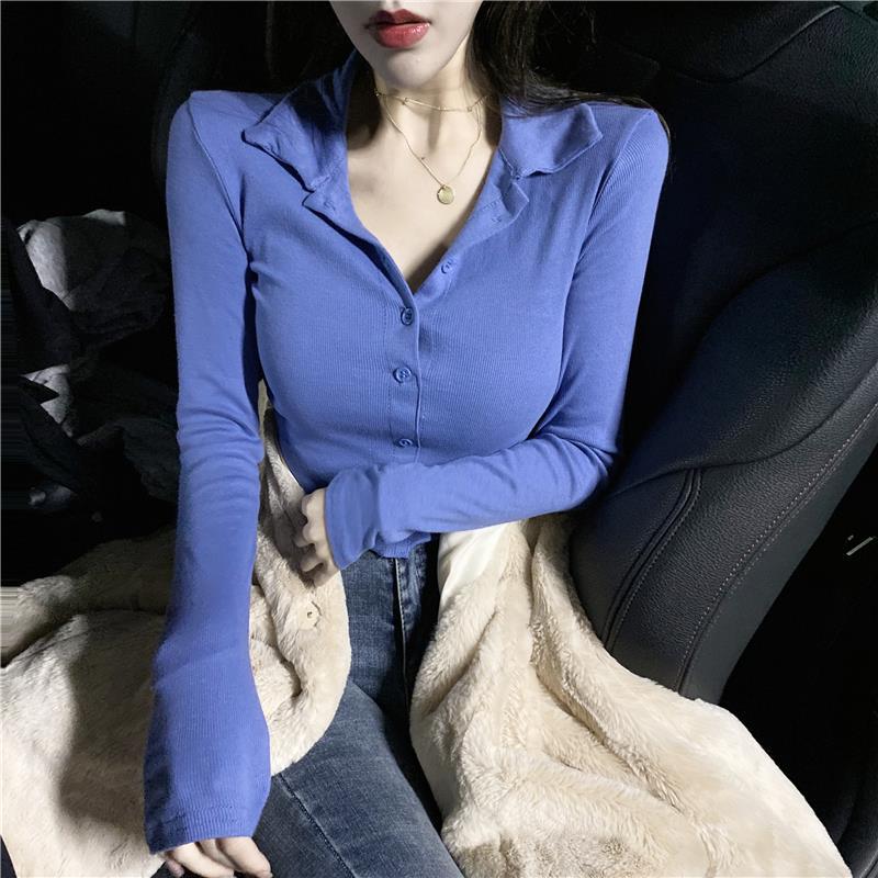 Winter Clothing Trends - Polo da donna 100 tessuto cotone