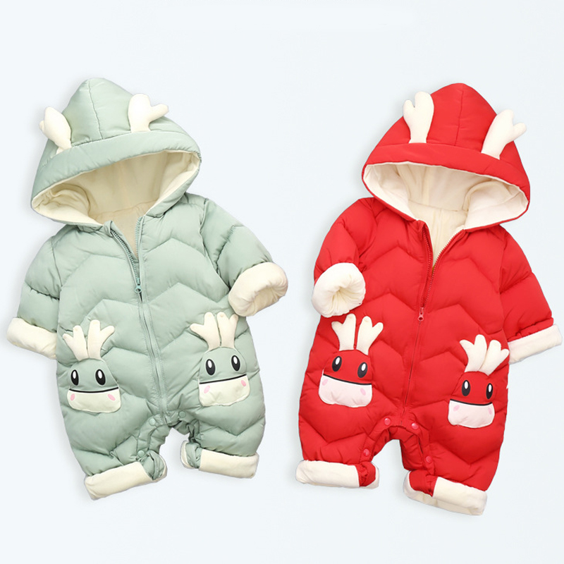 Winter Clothing For 1 Year Old Girl - 1-3Y pagliaccetti in velluto spesso per
