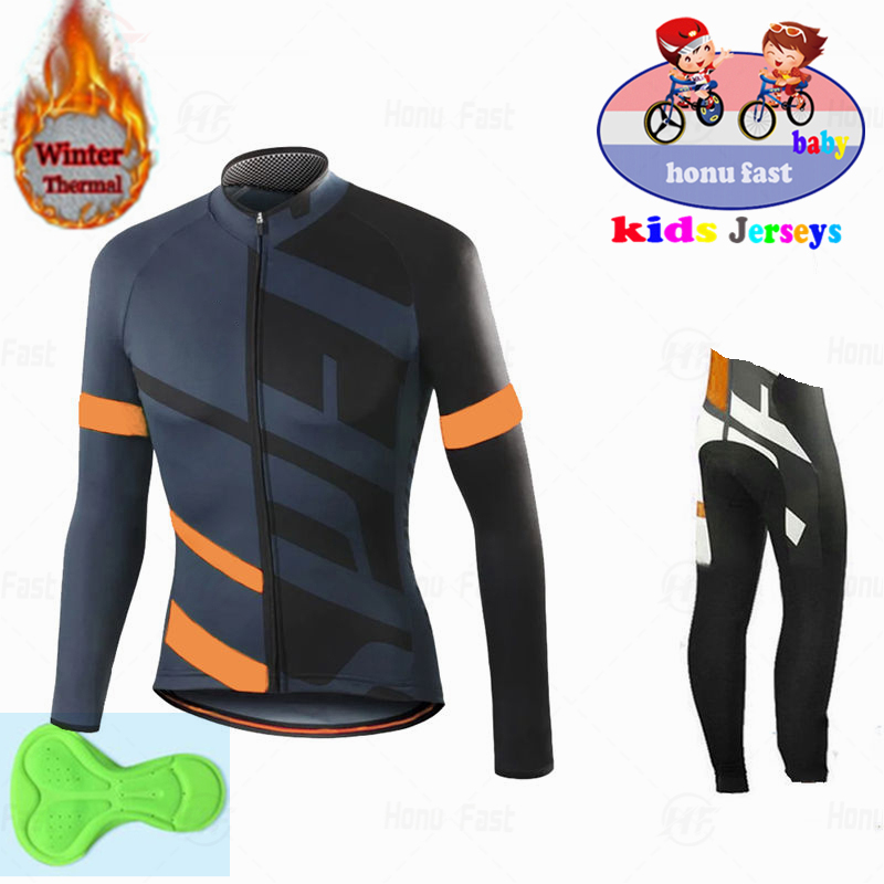 Winter Clothing Kids Sale - Set Maglia Ciclismo Invernale a Maniche