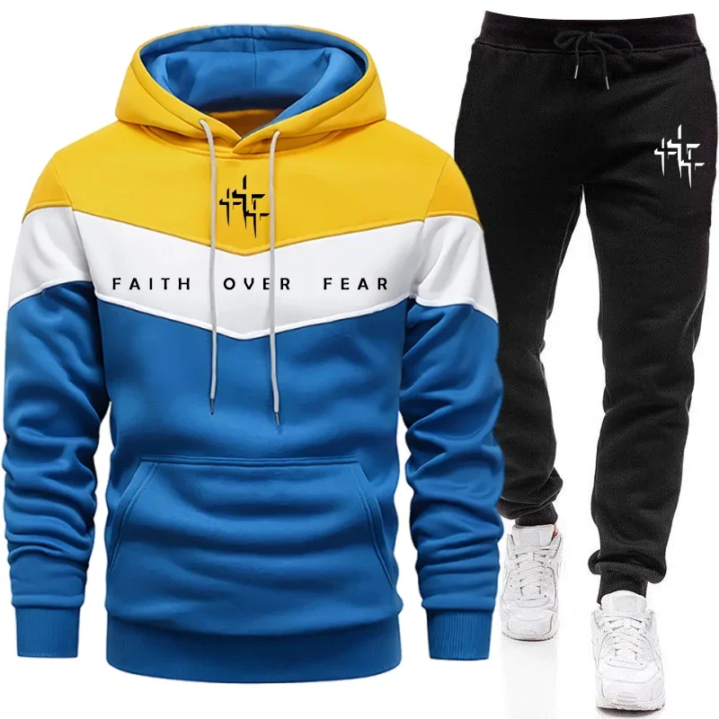 Tuta da Uomo 'Faith Over Fear' - Winter Clothing For Men recensione e prezzo