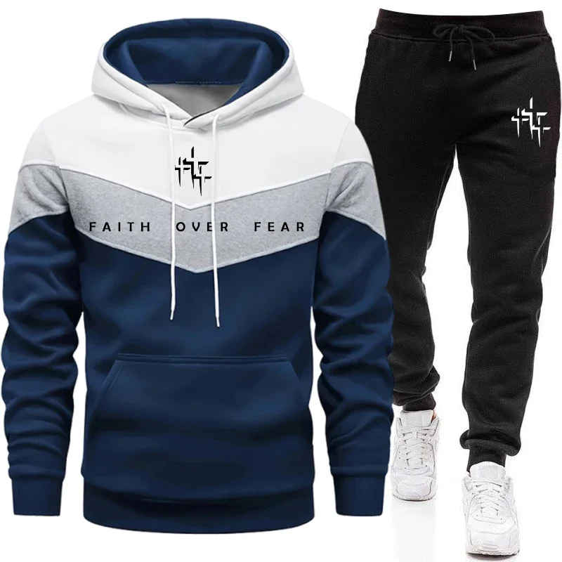 Tuta da Uomo 'Faith Over Fear' - Winter Clothing For Men recensione e prezzo