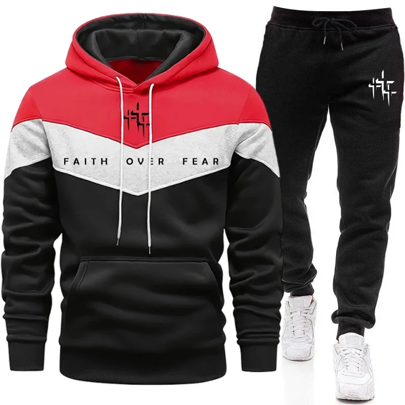 Tuta da Uomo 'Faith Over Fear' - Winter Clothing For Men recensione e prezzo