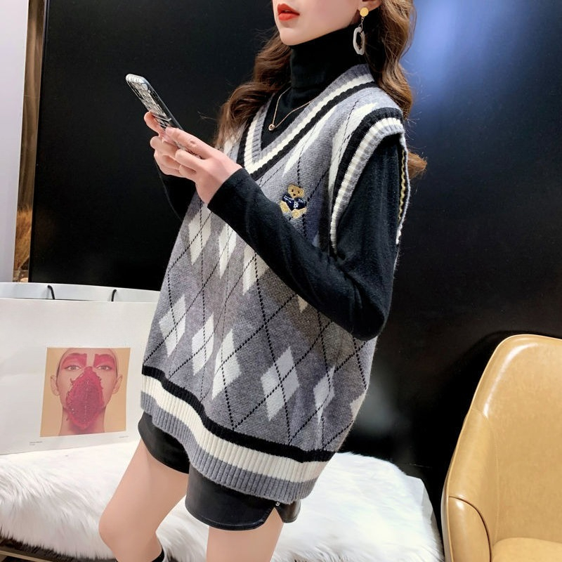 Gilet in maglia rossa per donn - Winter Clothing Trends recensione e prezzo