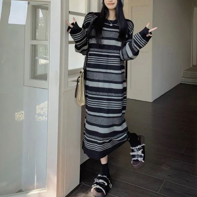 Abito lungo lavorato a maglia  - Winter Clothing H&M recensione e prezzo