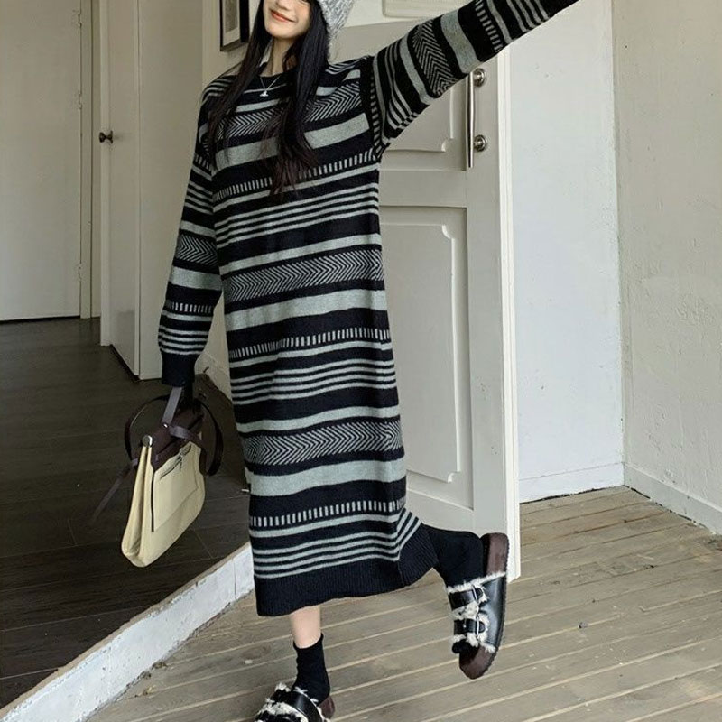 Abito lungo lavorato a maglia  - Winter Clothing H&M recensione e prezzo