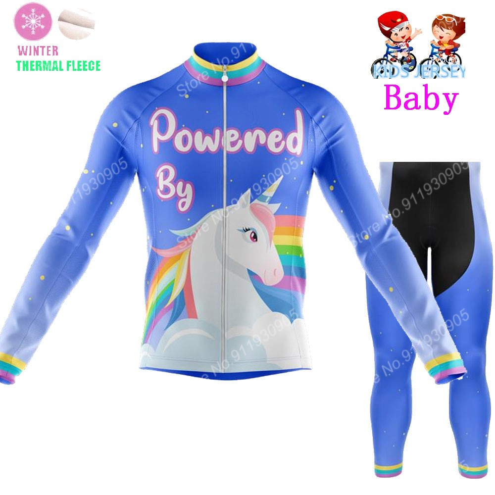 2022 Kids Unicorn Cycling Jers - Winter Clothing Kids Sale recensione e prezzo