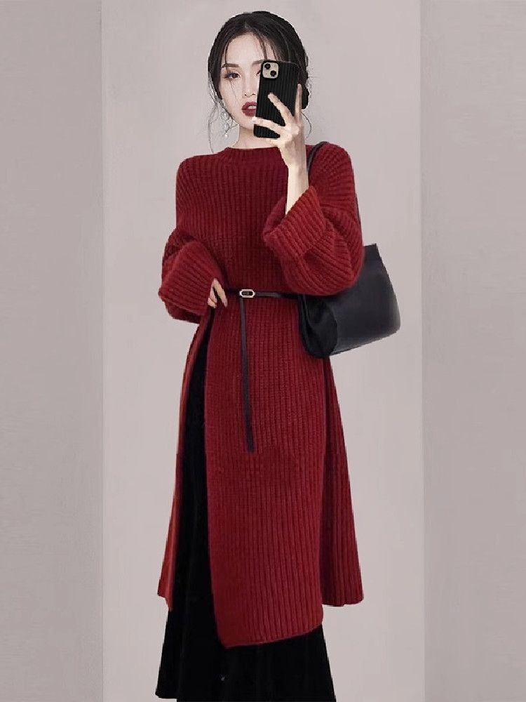 Abito Elegante in Maglia Rossa - Winter Clothing H&M recensione e prezzo