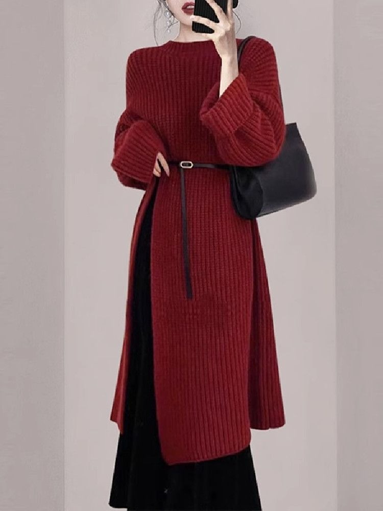 Abito Elegante in Maglia Rossa - Winter Clothing H&M recensione e prezzo