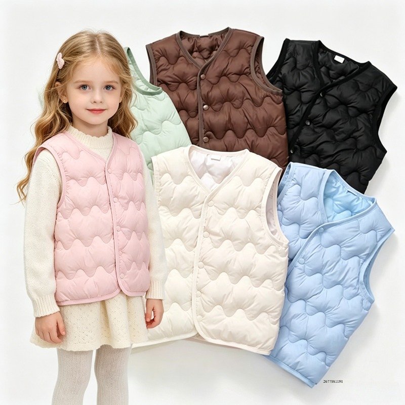 Nuovo Gilet Caldo in Cotone pe - Winter Clothing For 1 Year Old Girl recensione e prezzo