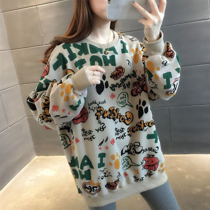 Felpe da donna larghe stampate - Winter Clothing Essential recensione e prezzo