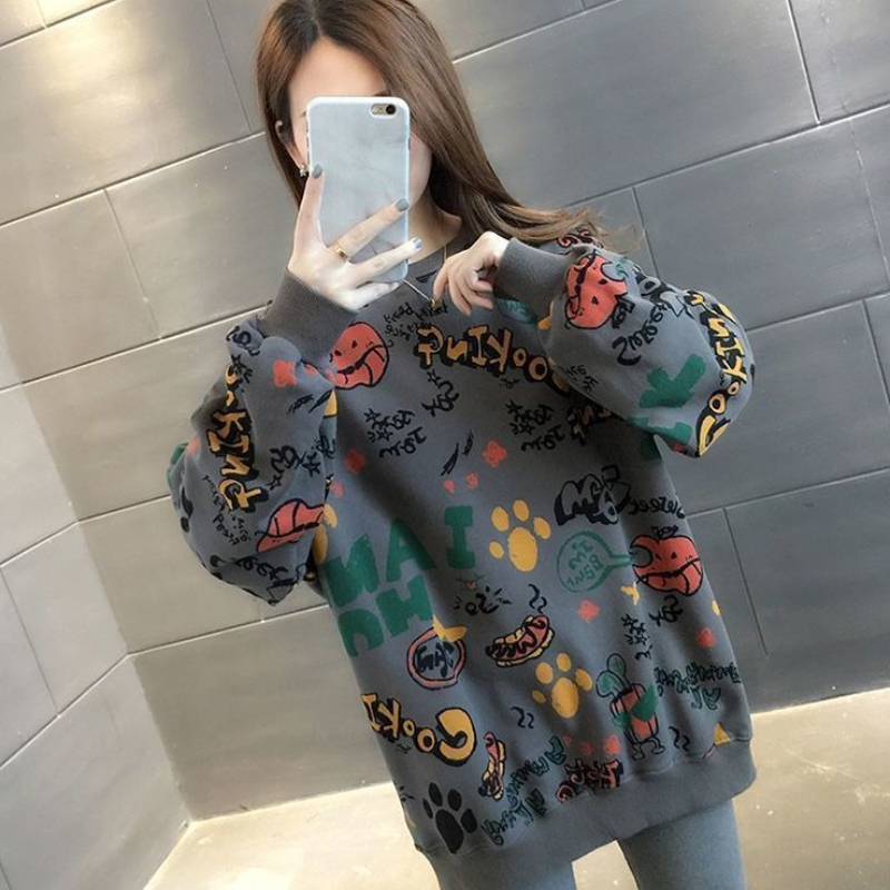 Felpe da donna larghe stampate - Winter Clothing Essential recensione e prezzo